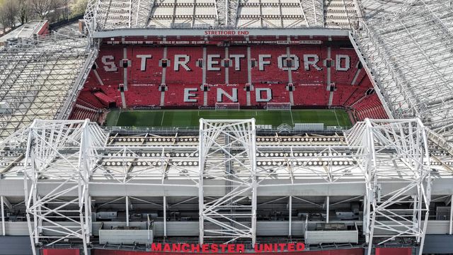 An aerial view of Old Trafford during the Premier League match Manchester United vs Leeds United at Old Trafford, Manchester, United Kingdom on 13 April 2026

(Photo by Mark Cosgrove/News Images)