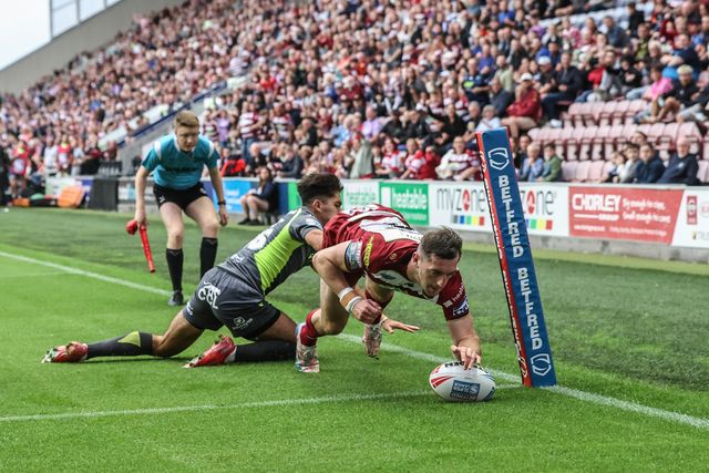 Betfred Super League round 20 Wigan Warriors v Catalans Dragons