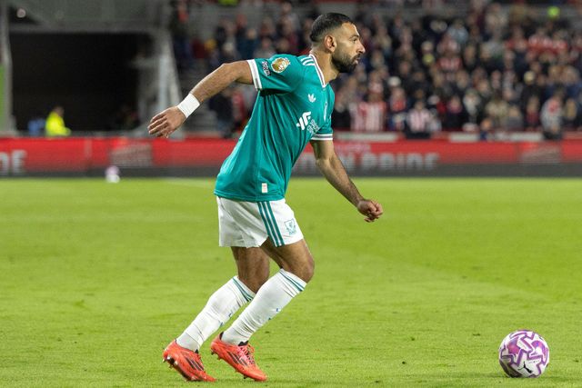 Mohamed Salah of Liverpool during the Premier League match Brentford vs Liverpool at The Gtech Community Stadium, London, United Kingdom, 25th October 2025

(Photo by Ian Stephen/News Images)
