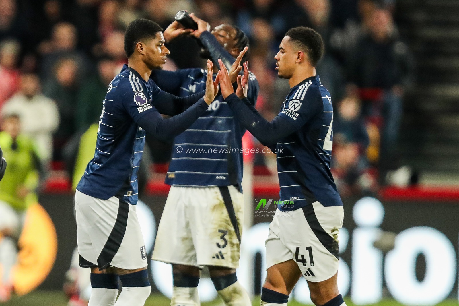 Marcus Rashford of Aston Villa is subbed on for Jacob Ramsey during the Premier League match Brentford vs Aston Villa at The Gtech Community Stadium, London, United Kingdom, 8th March 2025

(Photo by Izzy Poles/News Images)
