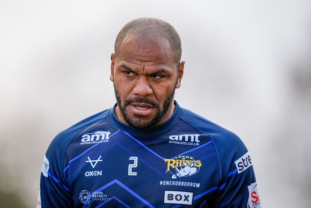 Maika Sivo of Leeds Rhinos in the pre-game warm up during the Betfred Super League round 1 match Leeds Rhinos vs Warrington Wolves at AMT Headingley Stadium, Leeds, United Kingdom on 29 March 2026

(Photo by Maynard Manyowa/News Images)