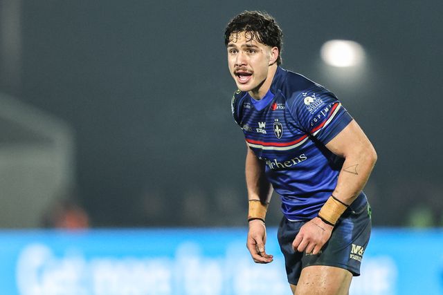 Seth Nikotemo of Wakefield Trinity in action during the Betfred Super League round 5 match Wakefield Trinity vs Leigh Leopards at DIY Kitchens Stadium, Wakefield, United Kingdom on 20 March 2026

(Photo by Alfie Cosgrove/News Images)