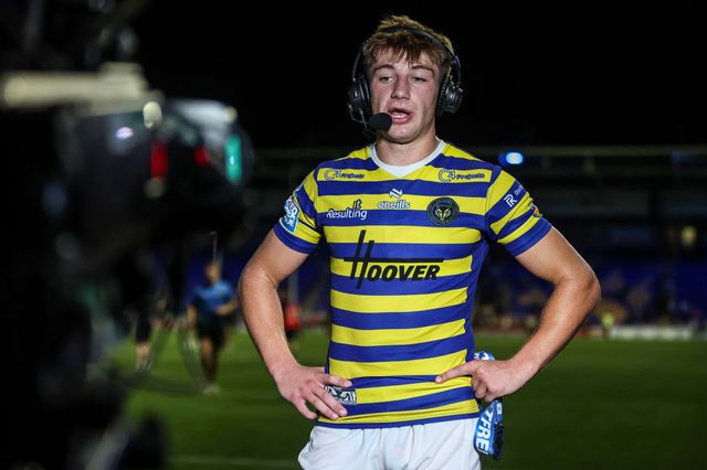 Ewan Irwin of Warrington Wolves speaks in the post match press conference during the Betfred Super League round 23 match Warrington Wolves vs York Knights at The Halliwell Jones Stadium, Warrington, United Kingdom on 13 August 2026

(Photo by Alfie Cosgrove/News Images)