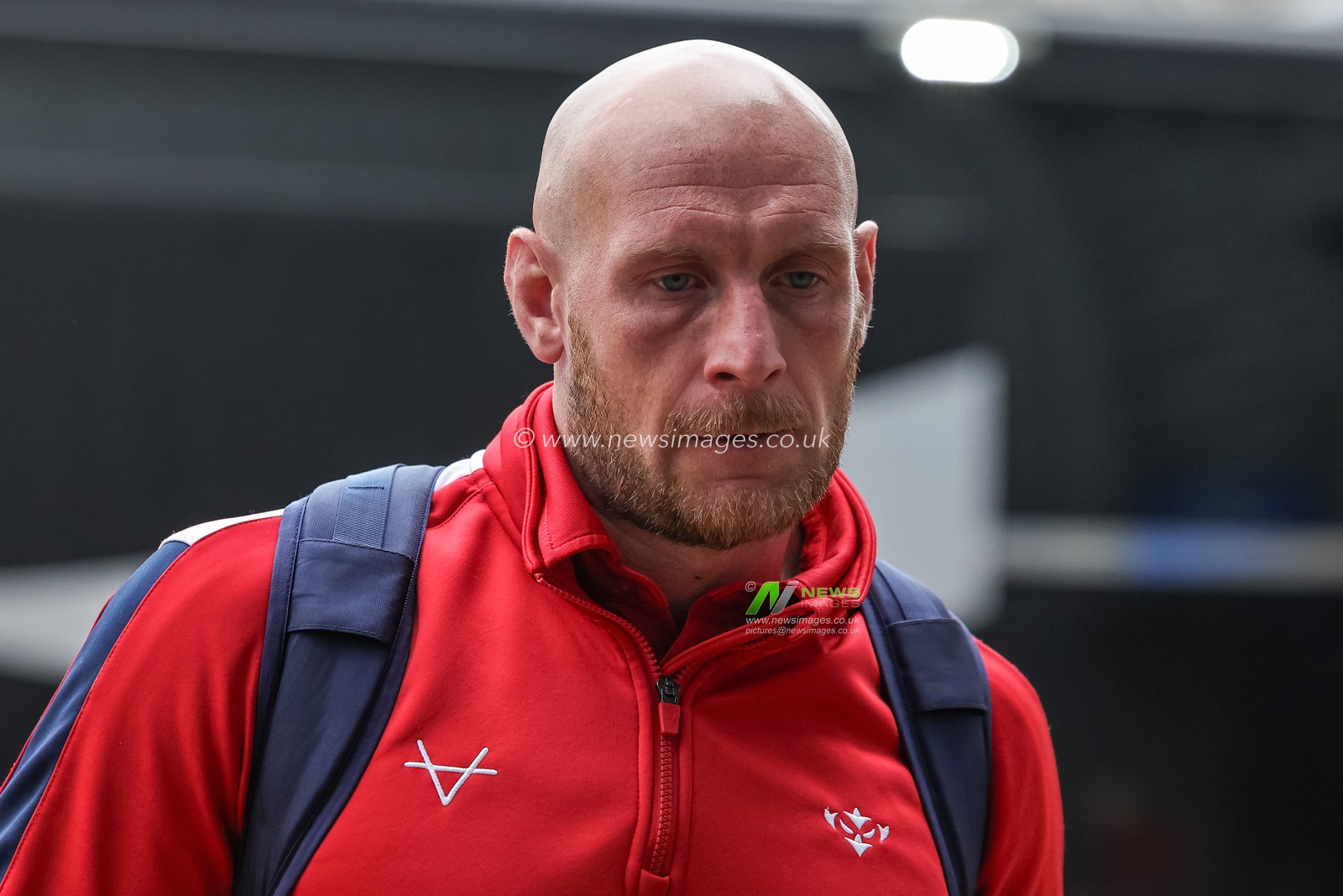 Dean Hadley of Hull KR arrives during the Betfred Super League Round 4 match Huddersfield Giants vs Hull KR at Accu Stadium, Huddersfield, United Kingdom on 08 March 2026

(Photo by Mark Cosgrove/News Images)