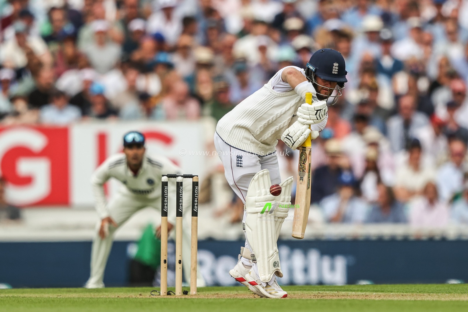 Ben Duckett of England plays a shot during the 5th Rothesay Test Match Day 2 England v India at The Kia Oval, London, United Kingdom, 1st August 2025

(Photo by Alfie Cosgrove/News Images)