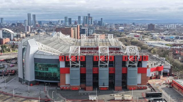 An aerial view of Old Trafford during the Premier League match Manchester United vs Aston Villa at Old Trafford, Manchester, United Kingdom on 15 March 2026

(Photo by Mark Cosgrove/News Images)
