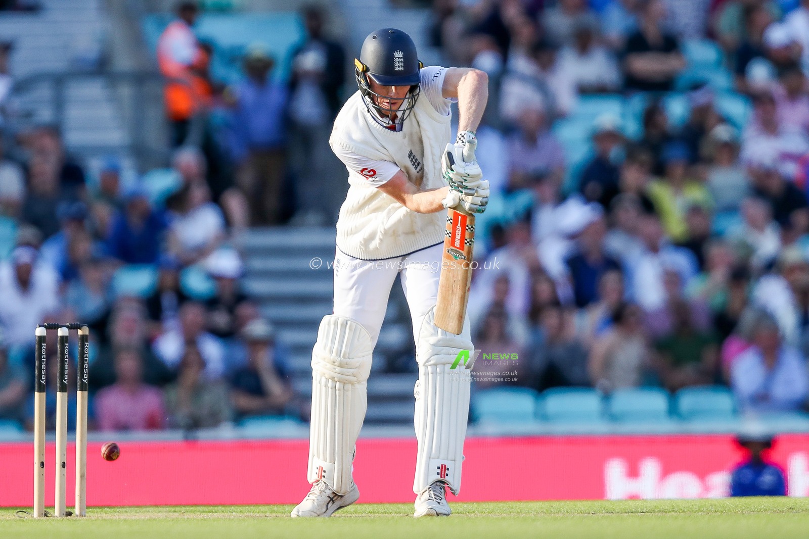 Zak Crawley of England bats during the 5th Rothesay Test Match Day 3 England vs India at The Kia Oval, London, United Kingdom, 2nd August 2025

(Photo by Izzy Poles/News Images)