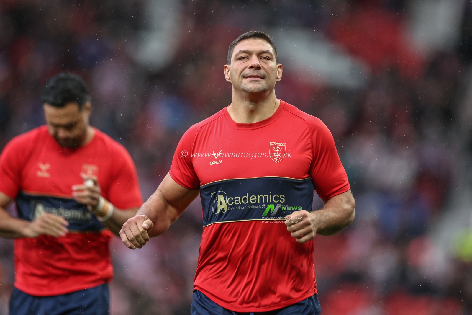 Ryan Hall of Hull KR during pre-game warm up during the Betfred Super League Grand Final match Wigan Warriors vs Hull KR at Old Trafford, Manchester, United Kingdom, 12th October 2024

(Photo by Mark Cosgrove/News Images)