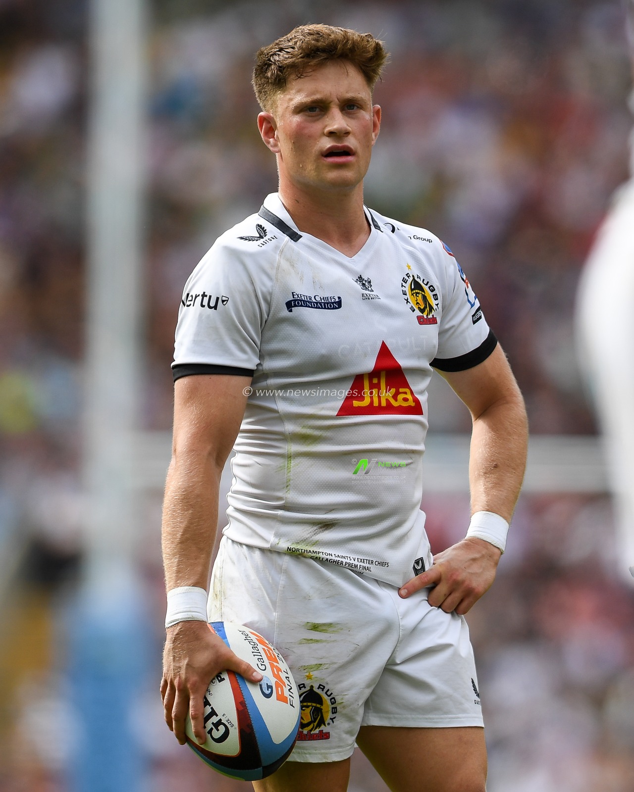 Stephen Varney of Exeter Chiefs during the Gallagher PREM Final match Northampton Saints vs Exeter Chiefs at Allianz Stadium, Twickenham, United Kingdom on 20 June 2026.

(Photo by Alex Williamson/News Images)
