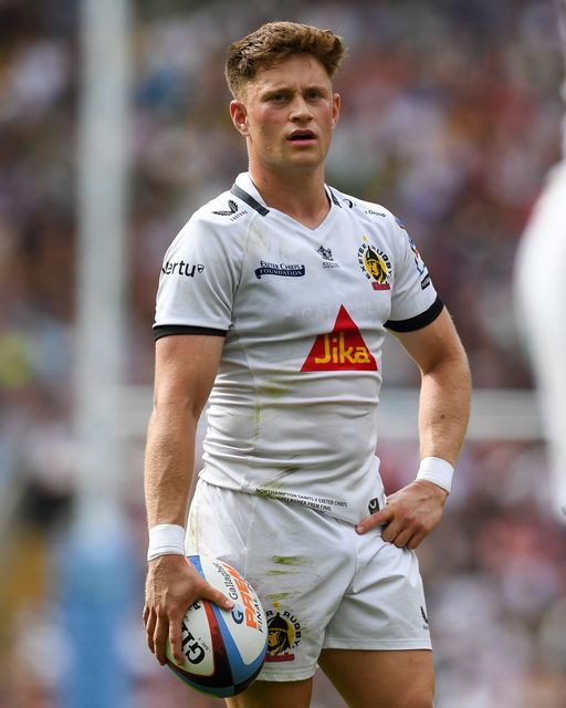 Stephen Varney of Exeter Chiefs during the Gallagher PREM Final match Northampton Saints vs Exeter Chiefs at Allianz Stadium, Twickenham, United Kingdom on 20 June 2026.

(Photo by Alex Williamson/News Images)