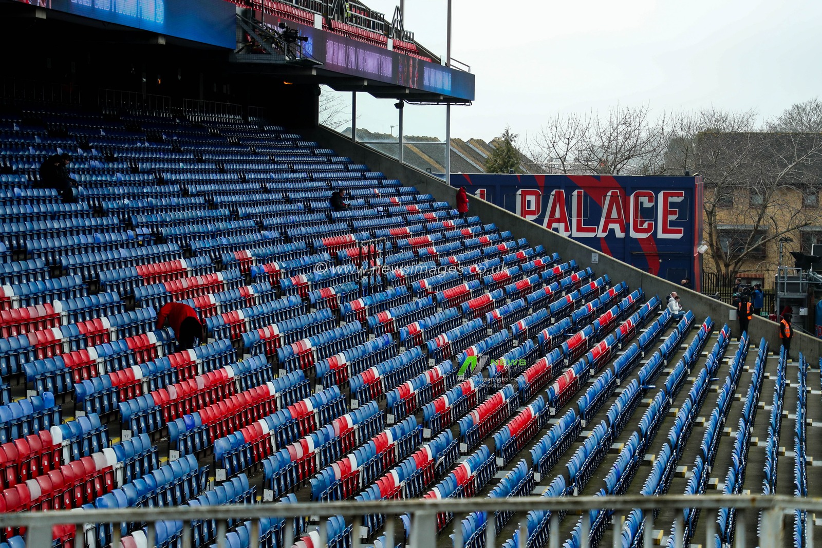 A detailed view of Selhurst Park prior to the Emirates FA Cup 5th Round match Crystal Palace vs Millwall at Selhurst Park, London, United Kingdom, 1st March 2025

(Photo by Izzy Poles/News Images)