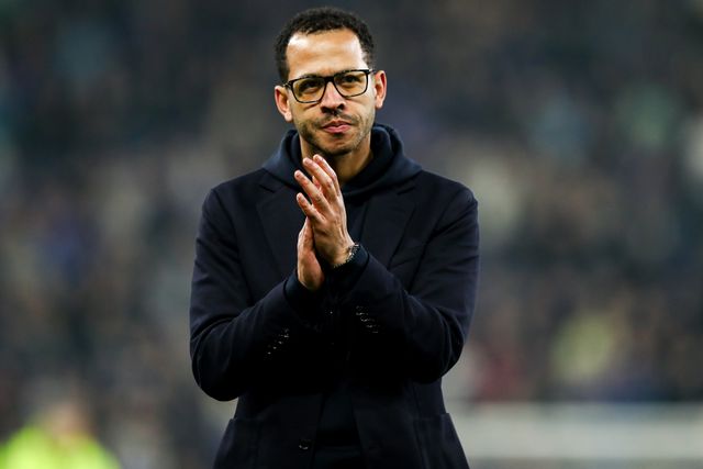 Liam Rosenior manager of Chelsea claps fans dejected after 3-0 defeat after the Premier League match Everton vs Chelsea at Hill Dickinson Stadium, Liverpool, United Kingdom on 21 March 2026

(Photo by Jorge Horsted/News Images)