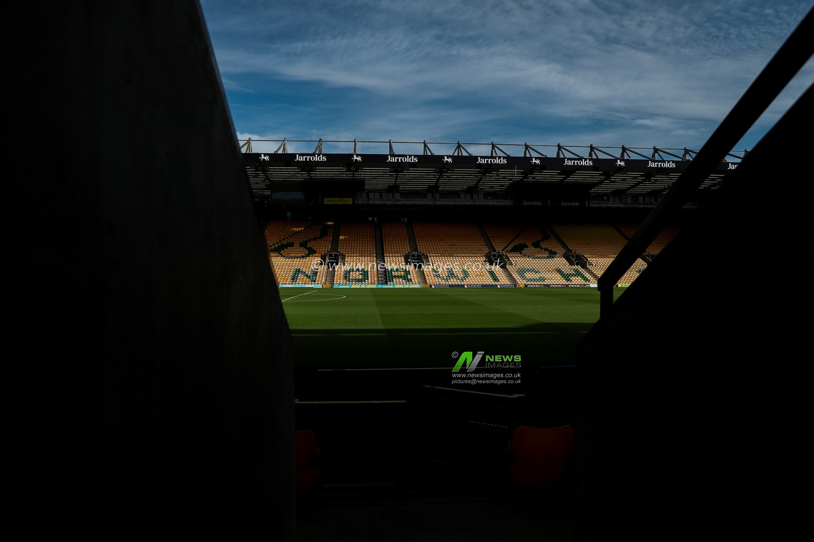 A general view of Carrow Road prior to the Carabao Cup match Norwich City vs Southampton at Carrow Road, Norwich, United Kingdom, 26th August 2025

(Photo by Izzy Poles/News Images)