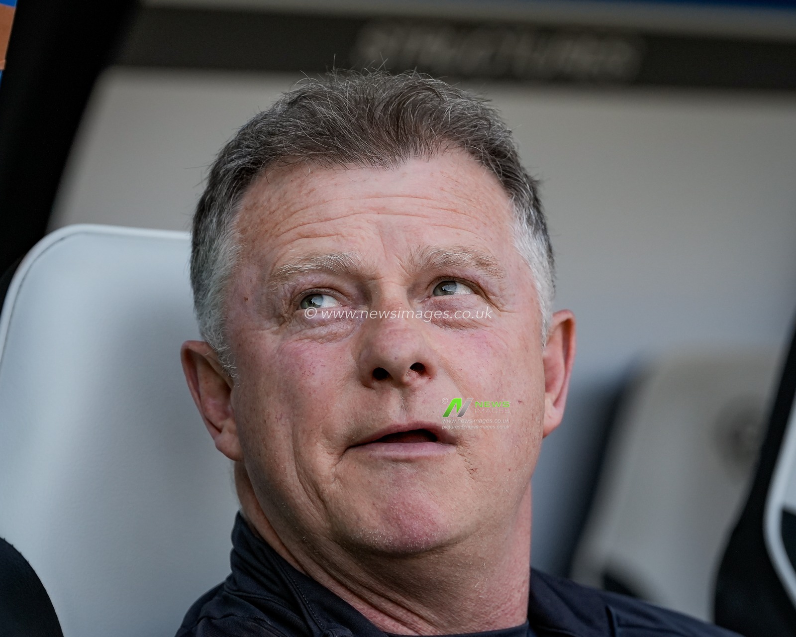 Mark Robins manager of Stoke City sits on the bench prior to kick off during the Sky Bet Championship match Derby County vs Stoke City at Pride Park Stadium, Derby, United Kingdom on 06 April 2026

(Photo by Maynard Manyowa/News Images)