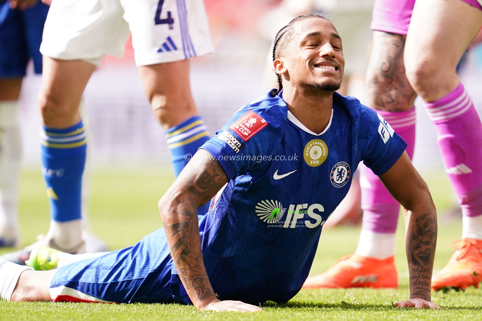 Joao Pedro of Chelsea after missed chance during the Emirates FA Cup Semi-Final match Chelsea vs Leeds United at Wembley Stadium, London, United Kingdom on 26 April 2026

(Photo by Harvey Murphy/News Images)