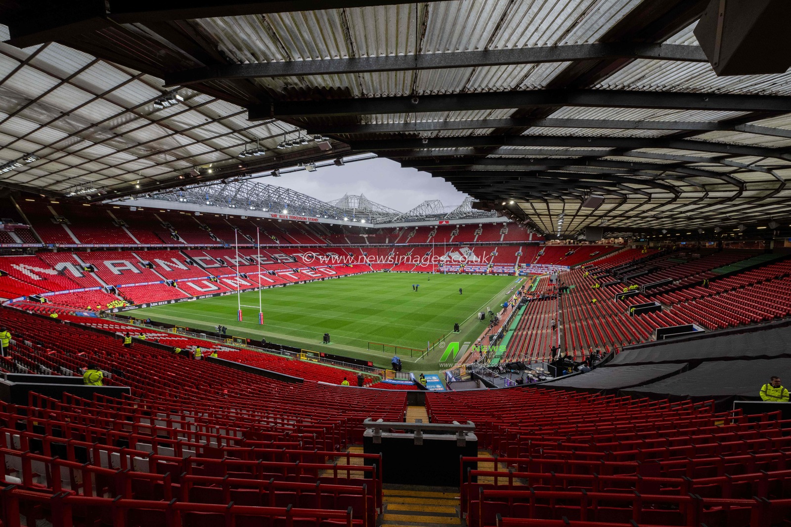 A general view of Old Trafford prior to the Betfred Super League Grand Final match Wigan Warriors vs Hull KR at Old Trafford, Manchester, United Kingdom, 12th October 2024

(Photo by Craig Thomas/News Images)