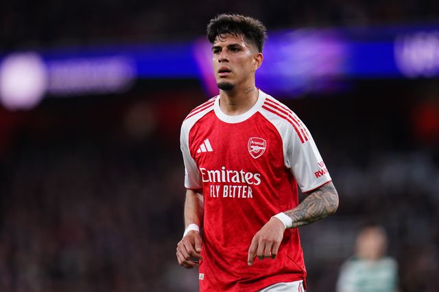 Piero Hincapie of Arsenal during the UEFA Champions League Quarter Finals match Arsenal vs Sporting CP at Arsenal stadium, London, United Kingdom on 15 April 2026

(Photo by Harvey Murphy/News Images)