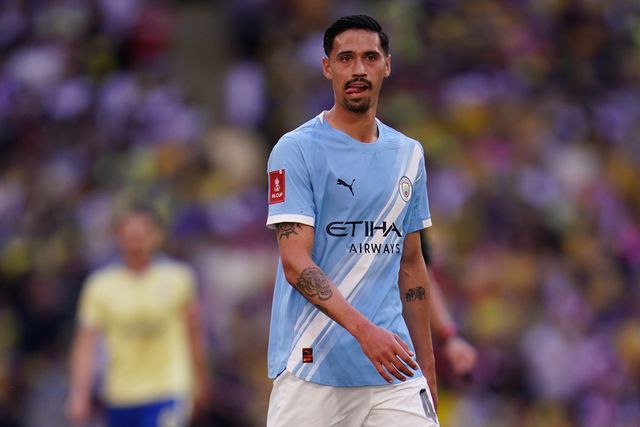 Tijjani Reijnders of Manchester City during the Emirates FA Cup Semi-Final match Manchester City vs Southampton at Wembley Stadium, London, United Kingdom on 25 April 2026

(Photo by Harvey Murphy/News Images)