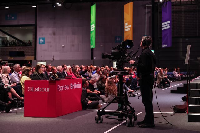 Scenes from the conference hall during the Labour Party Annual Conference 2025 Day 3 at The ACC, Liverpool, United Kingdom, 30th September 2025

(Photo by Mark Cosgrove/News Images)