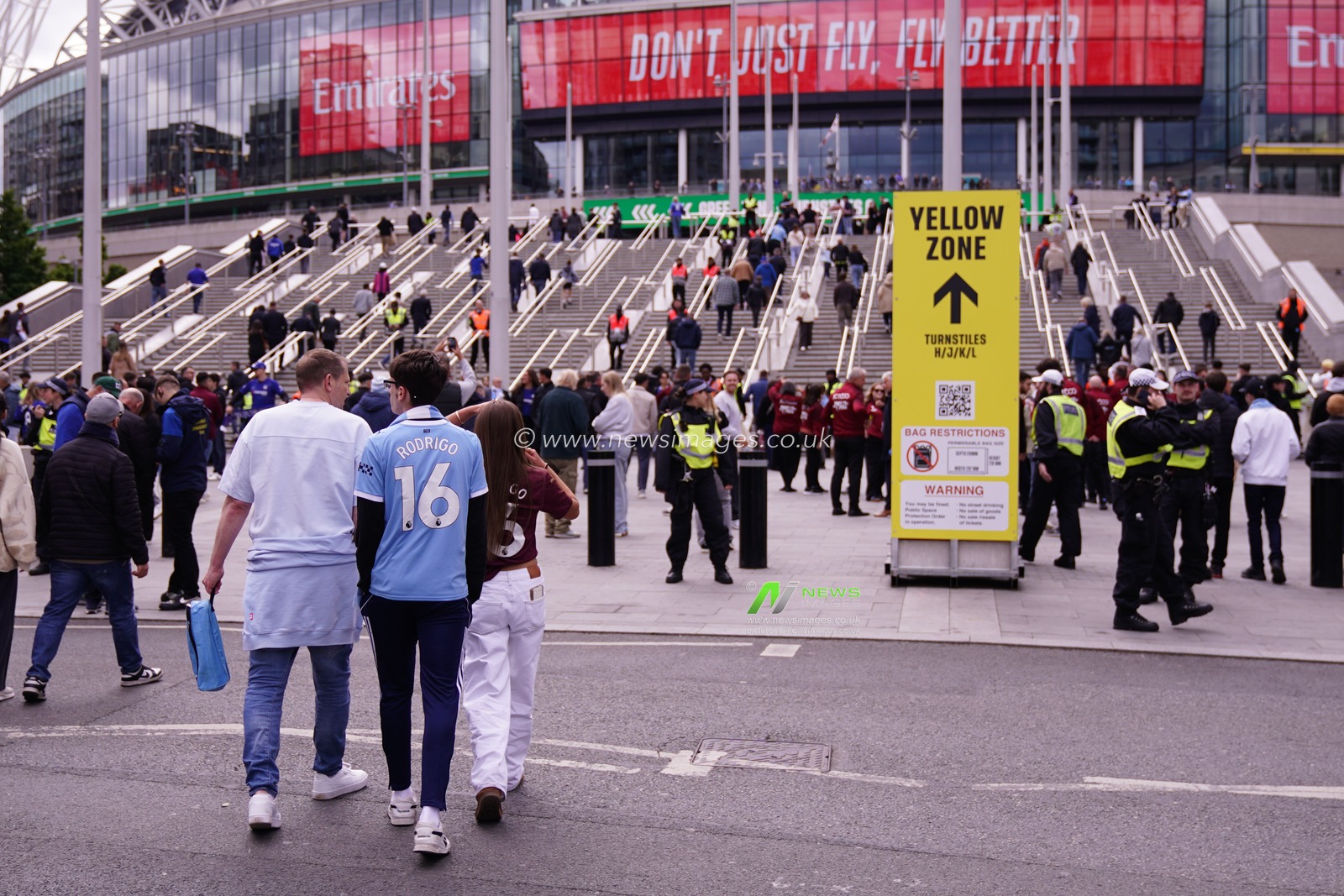 View outside Wembley Stadium aheads of the Emirates FA Cup Final match Chelsea vs Manchester City at Wembley Stadium, London, United Kingdom on 16 May 2026

(Photo by Harvey Murphy/News Images)