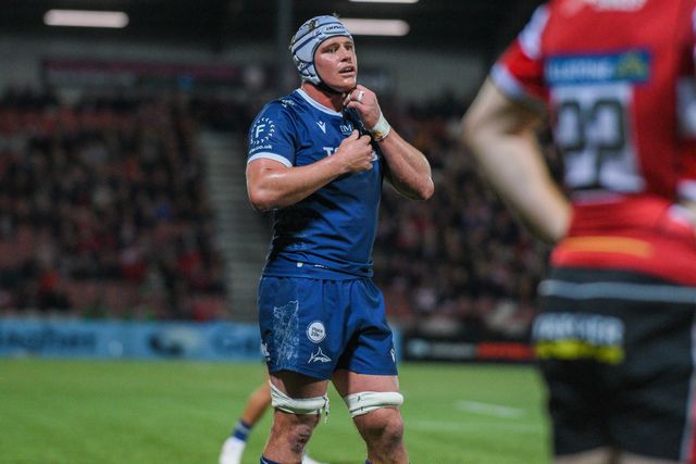  Ernst van Rhyn of Sale Sharks during the Gallagher Premiership match Gloucester vs Sale Sharks at Kingsholm Stadium, Gloucester, United Kingdom on 08 May 2026

(Photo by Alex Williamson/News Images)