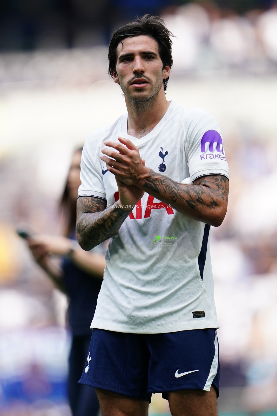 Sandro Tonali of Tottenham Hotspur during the pre-season friendly match Tottenham Hotspur vs Hoffenheim at Tottenham Hotspur Stadium, London, United Kingdom on 15 August 2026

(Photo by Harvey Murphy/News Images)