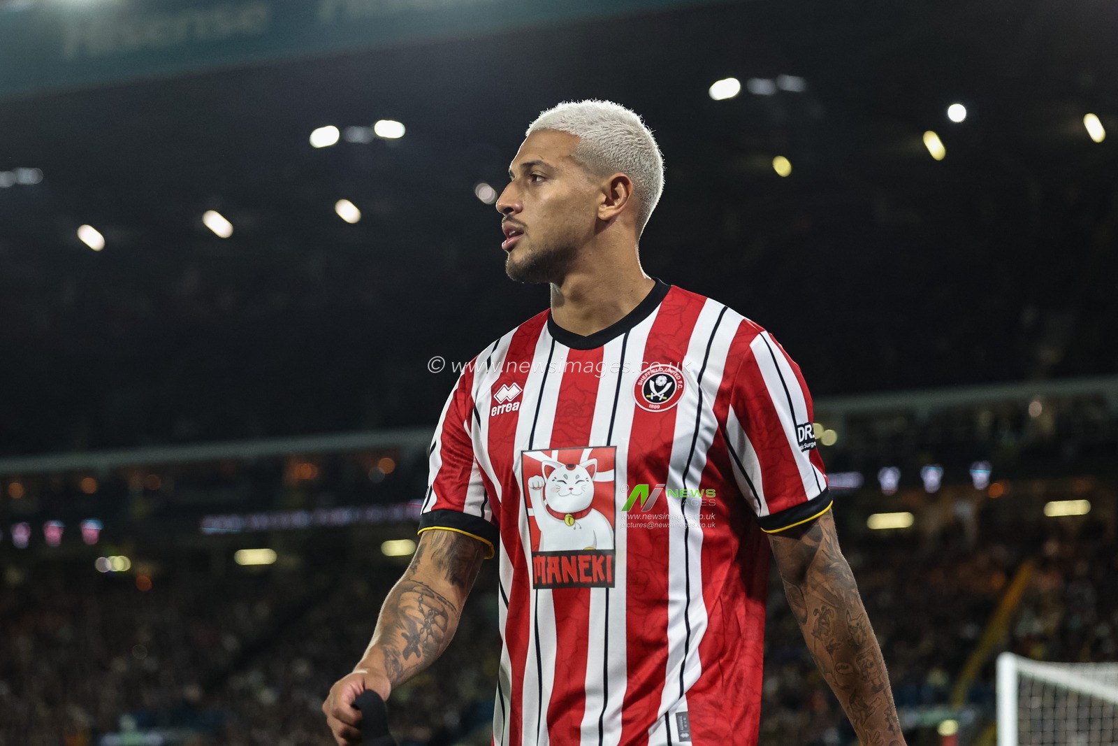 Vinicius Souza of Sheffield United during the Sky Bet Championship match Leeds United vs Sheffield United at Elland Road, Leeds, United Kingdom, 18th October 2024

(Photo by Mark Cosgrove/News Images)