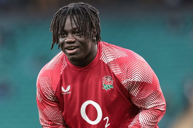 Asher Opoku-Fordjou of England in the pre-game warm up during the Quilter Nations Series 2025 match England vs Argentina at Allianz Stadium, Twickenham, United Kingdom, 23rd November 2025

(Photo by Mark Cosgrove/News Images)

*** GER AUT SUI OUT ***