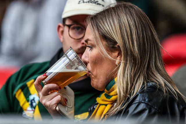 Fans look on during the The Ashes Series 2025 England vs Australia at Wembley Stadium, London, United Kingdom, 25th October 2025

(Photo by Alfie Cosgrove/News Images)