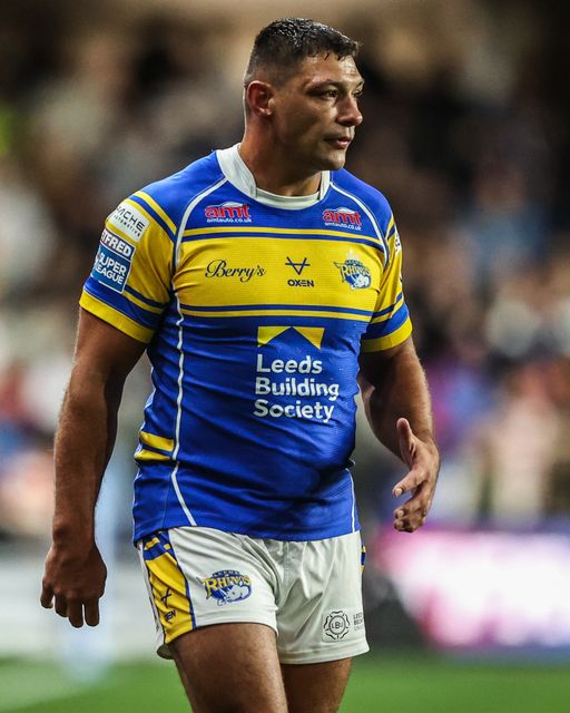 Ryan Hall of Leeds Rhinos during the Betfred Super League round 26 match Leeds Rhinos vs Catalans Dragons at Headingley Stadium, Leeds, United Kingdom, 11th September 2025

(Photo by Alfie Cosgrove/News Images)