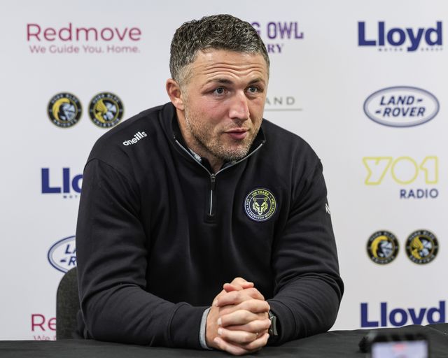 Sam Burgess head coach of Warrington Wolves speaks in the post match press conference during the Betfred Super League Round 4 match York Knights vs Warrington Wolves at LNER Community Stadium, York, United Kingdom on 06 March 2026

(Photo by Mark Cosgrove/News Images)
