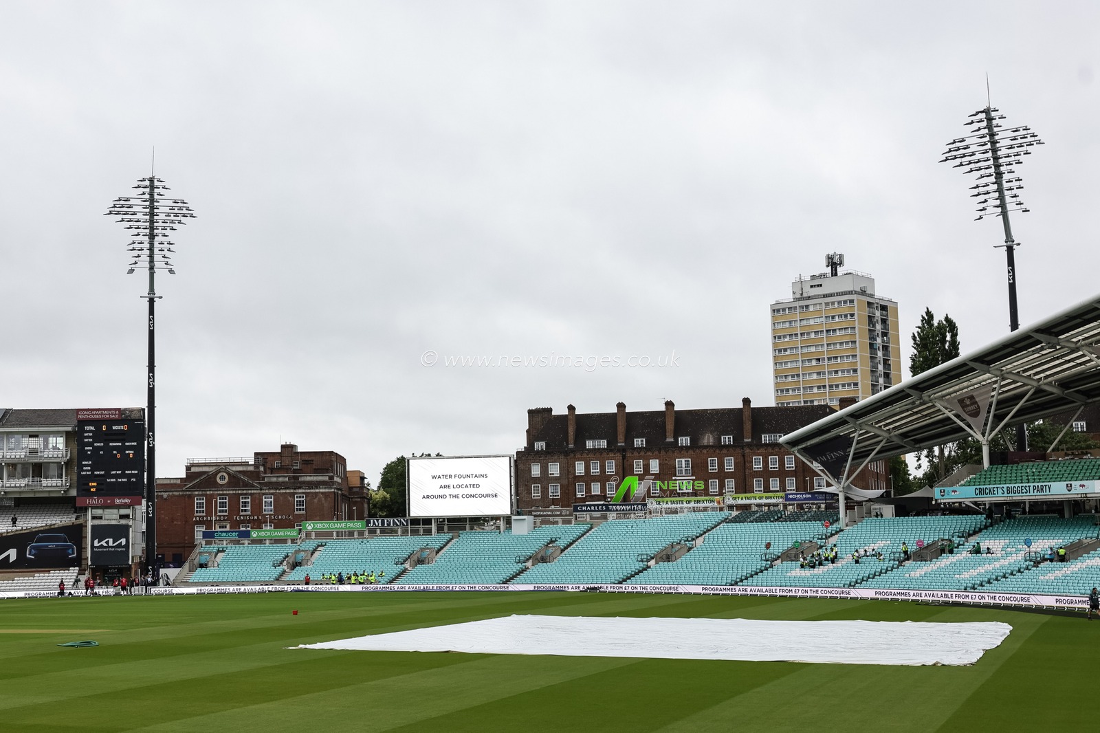 A general view of The Kia Oval during the 2nd Rothesay Test Match Day 1 match England vs New Zealand at The Kia Oval, London, United Kingdom on 17 June 2026

(Photo by Mark Cosgrove/News Images)