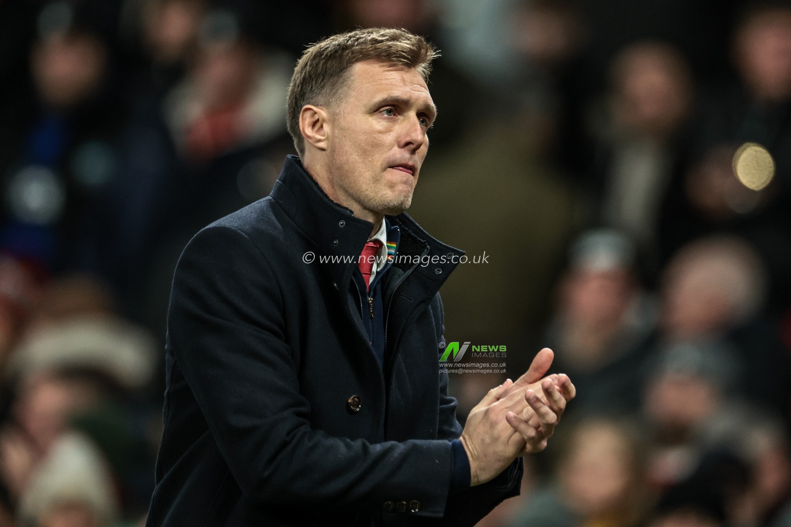 Darren Fletcher interim head coach of Manchester United heads back to the dressing room after the first half during the Emirates FA Cup Third Round match Manchester United vs Brighton and Hove Albion at Old Trafford, Manchester, United Kingdom, 11th January 2026

(Photo by Mark Cosgrove/News Images)