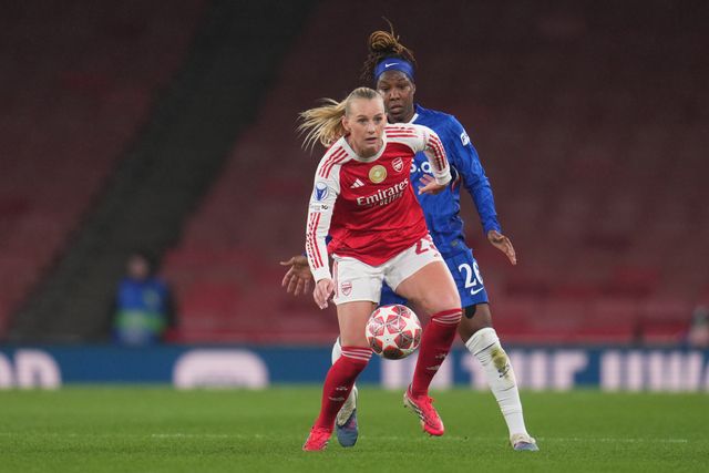 during the UEFA Women's Champions League Quarter-finals match Arsenal vs Chelsea at Arsenal Stadium, London, United Kingdom on 24 March 2026

(Photo by Harvey Murphy/News Images)
