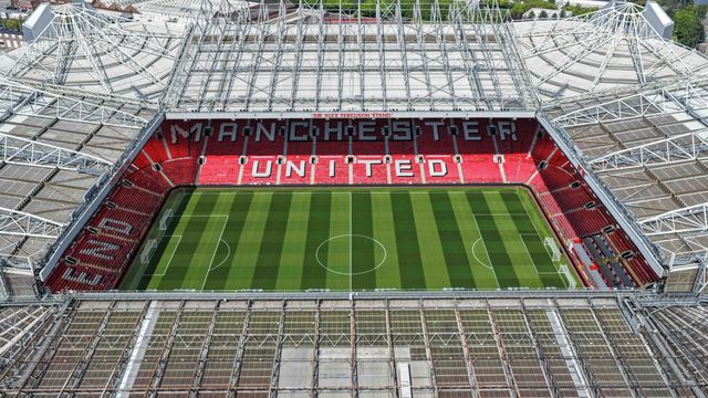 An aerial view of Old Trafford during the Premier League match Manchester United vs Brentford at Old Trafford, Manchester, United Kingdom on 27 April 2026

(Photo by Mark Cosgrove/News Images)