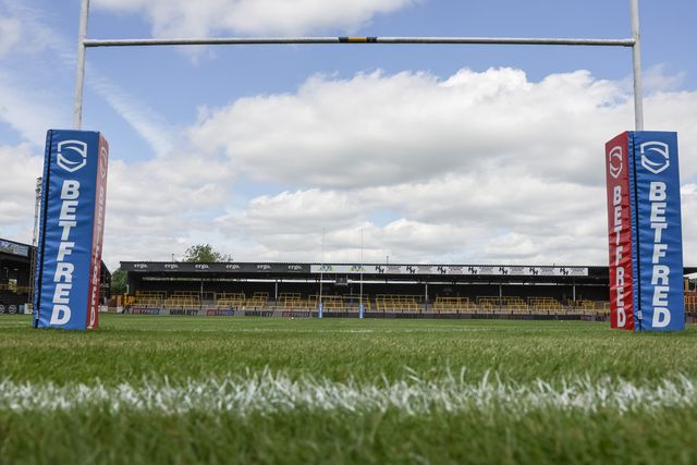 A general view of The OneBore Stadium during the Betfred Super League round 12 match Castleford Tigers vs St Helens at OneBore Stadium, Castleford, Untied Kingdom on 23 May 2026

(Photo by Mark Cosgrove/News Images)
