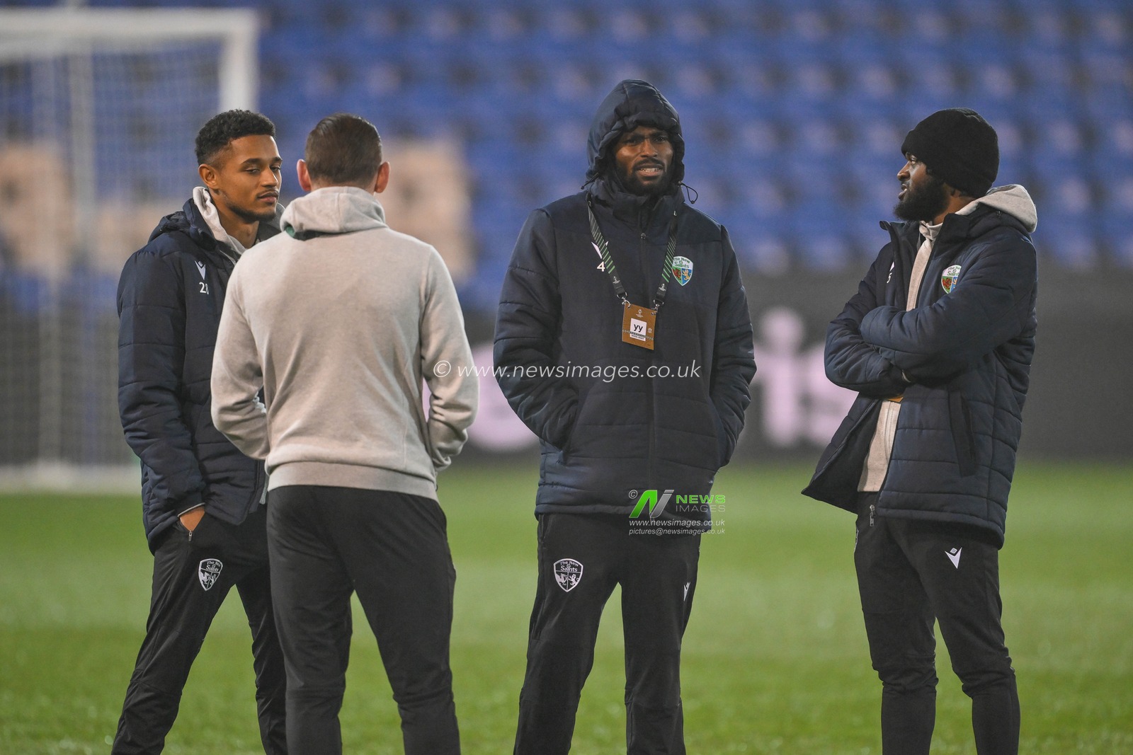 Matthew Olosunde of The New Saints F.C. arrives ahead of the UEFA Conference League - League Stage The New Saints v Panathinaikos at Croud Meadow, Shrewsbury, United Kingdom, 12th December 2024

(Photo by Craig Thomas/News Images)