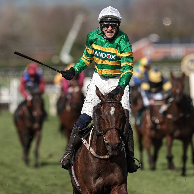 I Am Maximus ridden by Paul Townend wins the 16:00 Randox Grand National Handicap Chase during the 2026 Randox Grand National Day at Aintree Racecourse, Aintree, United Kingdom on 11 April 2026

(Photo by Mark Cosgrove/News Images)