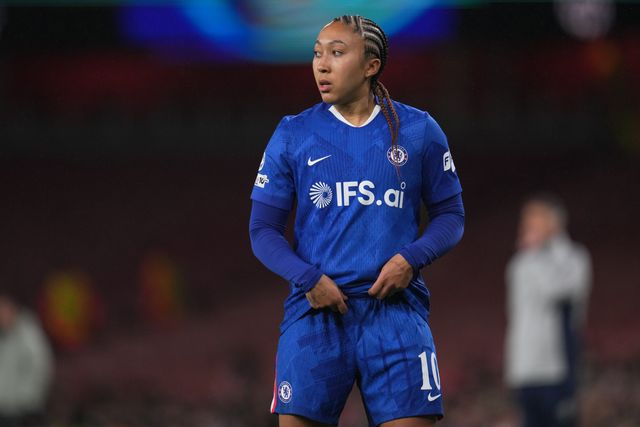 Lauren James of Chelsea during the UEFA Women's Champions League Quarter-finals match Arsenal vs Chelsea at Arsenal Stadium, London, United Kingdom on 24 March 2026

(Photo by Harvey Murphy/News Images)