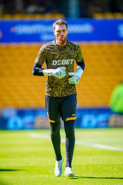 Wolverhampton Wanderers goalkeeper Jose Sa in the pregame warmup session  during the Premier League match Wolverhampton Wanderers vs Tottenham Hotspur at Molineux, Wolverhampton, United Kingdom on 25 April 2026

(Photo by Maynard Manyowa/News Images)
