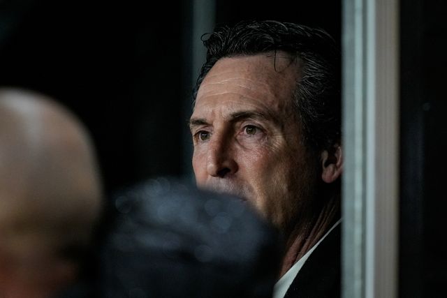 Aston Villa manager Unai Emery inspects the pitch prior to kick off  during the Premier League match Wolverhampton Wanderers vs Aston Villa at Molineux, Wolverhampton, United Kingdom on 27 February 2026

(Photo by Maynard Manyowa/News Images)