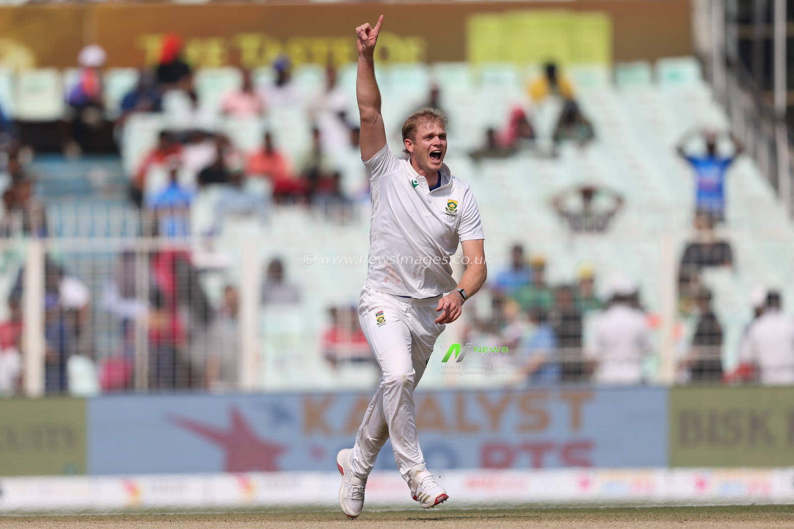 Corbin Bosch Of South Africa during the IDFC First Bank Test Day 2 India vs South Africa at Eden Gardens, Kolkata, India, 15th November 2025

(Photo by Shubhajit Roy Karmakar/News Images)