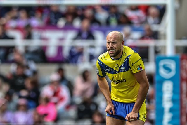 James Harrison of Warrington Wolves during the Betfred Magic Weekend 2025 match Wigan Warriors vs Warrington Wolves at St. James's Park, Newcastle, United Kingdom, 4th May 2025

(Photo by Mark Cosgrove/News Images)