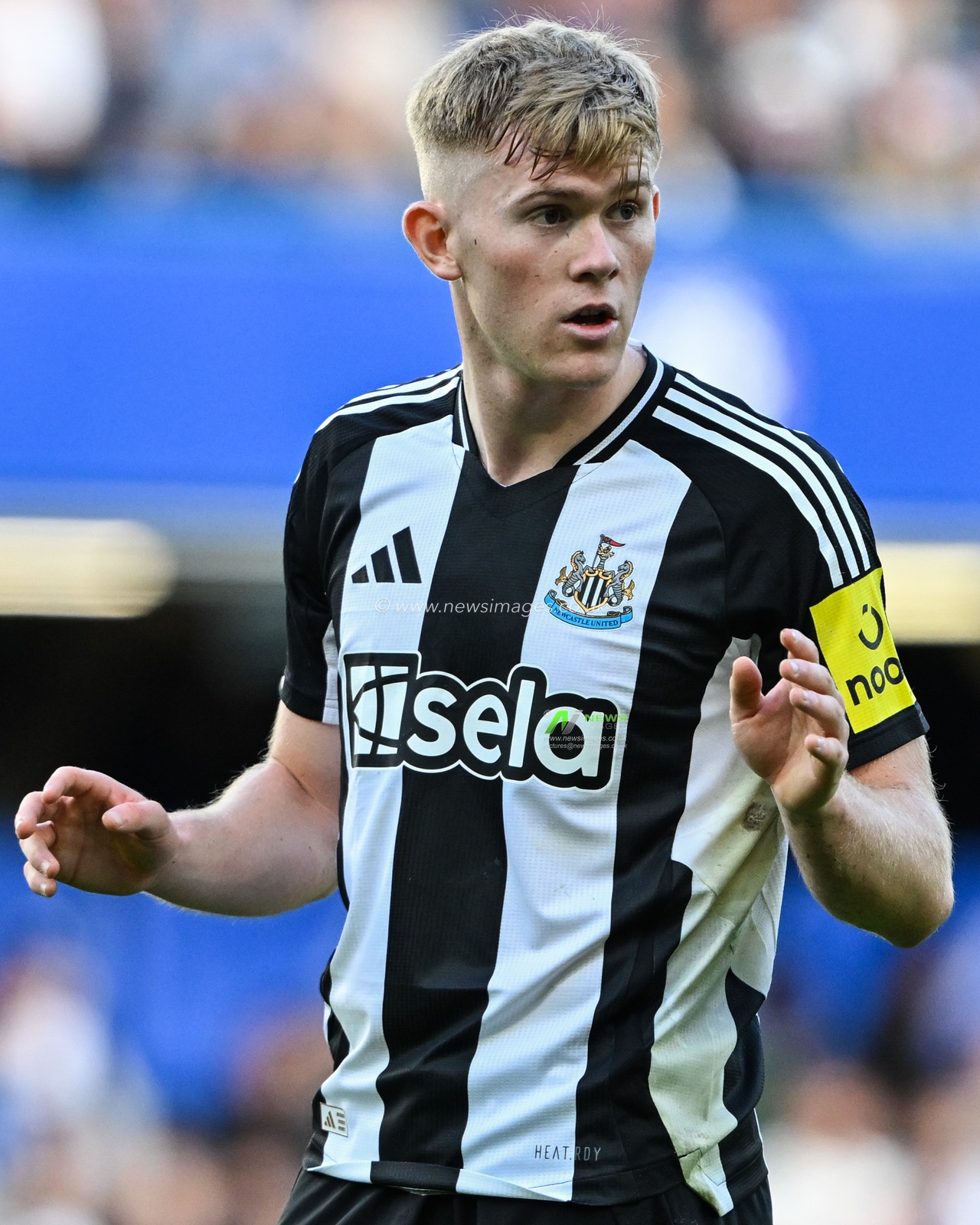 Lewis Hall of Newcastle United during the Premier League match Chelsea vs Newcastle United at Stamford Bridge, London, United Kingdom, 27th October 2024

(Photo by Cody Froggatt/News Images)