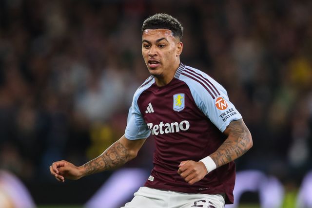 Morgan Rogers of Aston Villa during the UEFA Champions League League Stage match Aston Villa vs Bayern Munich at Villa Park, Birmingham, United Kingdom, 2nd October 2024

(Photo by Gareth Evans/News Images)