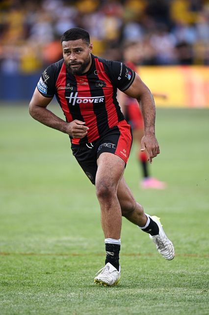 Toafofoa Sipley of Warrington Wolves during the Betfred Super League round 21 match Castleford Tigers vs Warrington Wolves at OneBore Stadium, Castleford, Untied Kingdom on 01 August 2026

(Photo by Ben Roberts/News Images)
