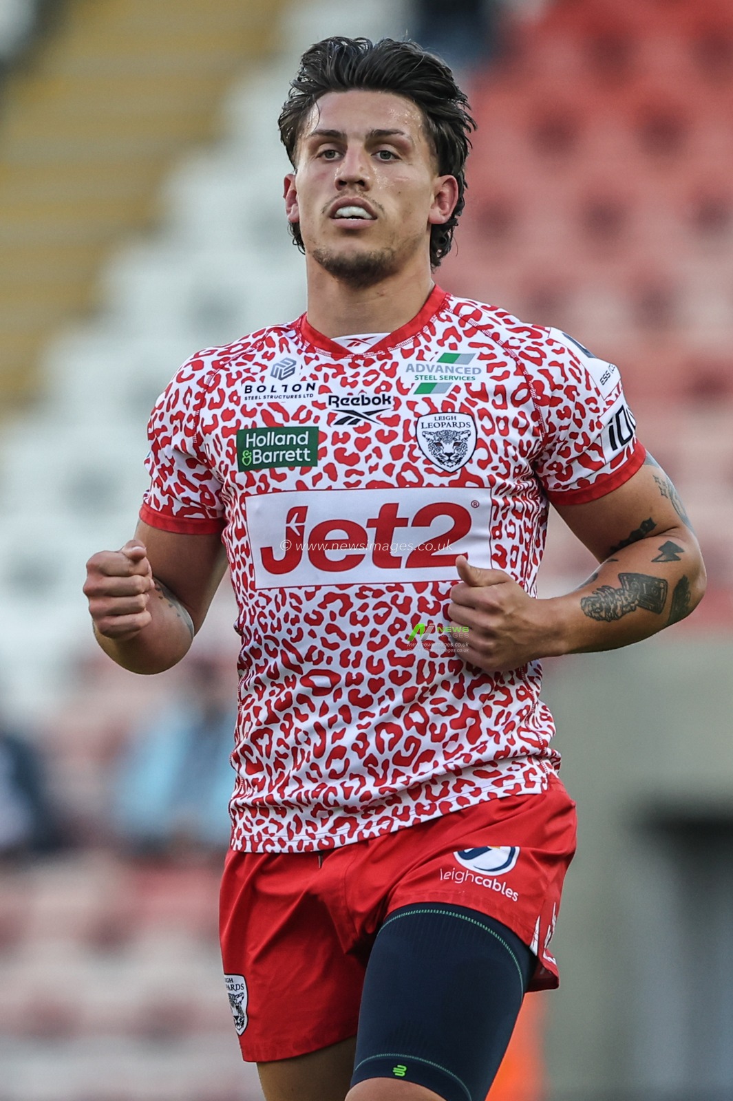 Owen Trout of Leigh Leopards during the Betfred Super League Round 12 match Leigh Leopards vs Hull FC at Leigh Sports Village, Leigh, United Kingdom, 22nd May 2025

(Photo by Alfie Cosgrove/News Images)