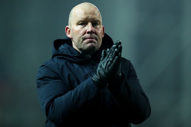 Henrik Pedersen manager of Sheffield Wednesday claps fans after 1-0 defeat after the Sky Bet Championship match Blackburn Rovers vs Sheffield Wednesday at Ewood Park, Blackburn, United Kingdom, 3rd February 2026

(Photo by Jorge Horsted/News Images)