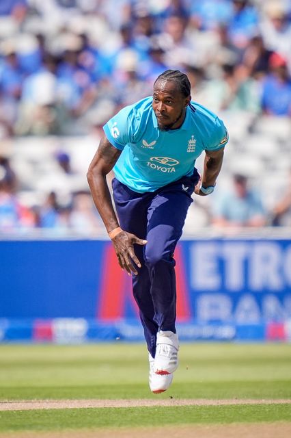Jofra Archer of England delivers the ball during the 1st Metro Bank ODI match England vs India at Edgbaston, Birmingham, United Kingdom on 14 July 2026

(Photo by Maynard Manyowa/News Images)