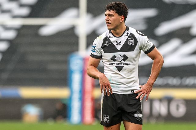 Lewis Martin of Hull FC during the Betfred Super League round 10 match Hull FC vs Toulouse Olympique at MKM Stadium, Hull, United Kingdom on 03 May 2026

(Photo by Alfie Cosgrove/News Images)